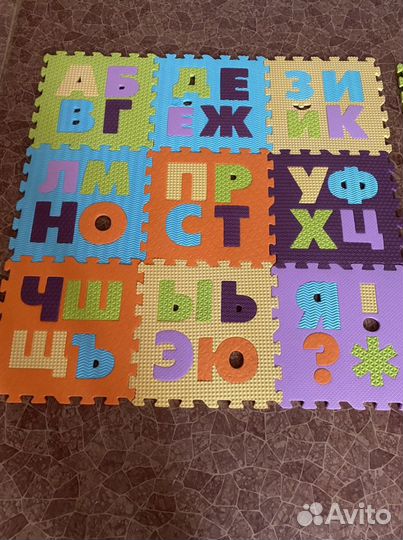 Ковер пазл детский