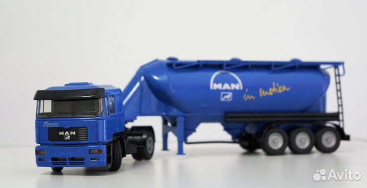 1/50 тягач MAN силос бочка цементовоз 1:50 редкий