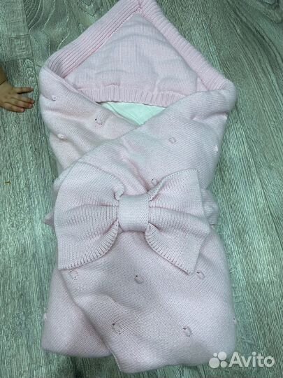 Конверт-одеяло на выписку весна-осень