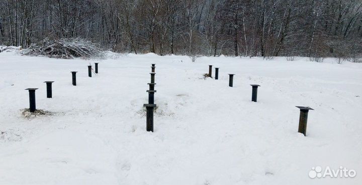 Фундамент винтовые сваи