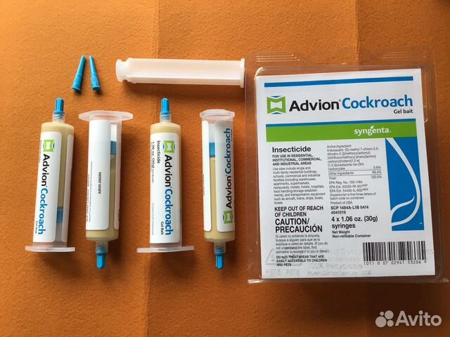 Тараканы Advion Cockroach Gel bait средство