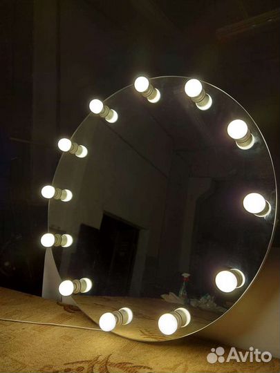 Зеркало визажиста, круглое