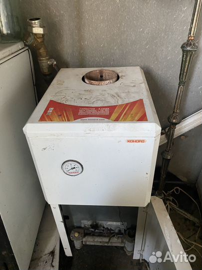 Газовый котел напольный бу