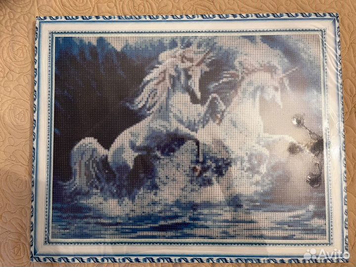 Алмазная мозаика набор на раме 