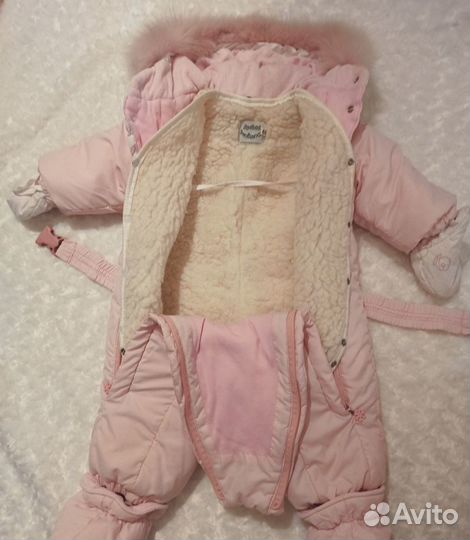 Комбинезон зимний для девочки