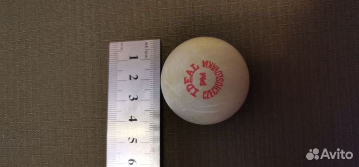 Шарик целлулоидный мячик пинг понг теннис СССР