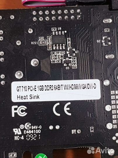 Видеокарта Gigabyte gt710 1gb gddr3