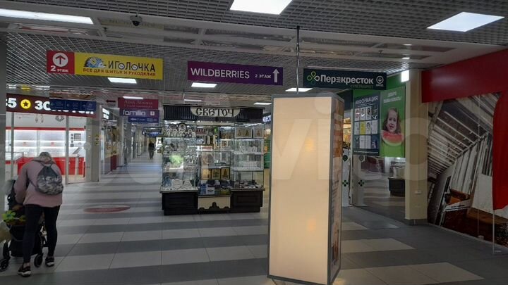 Торговая площадь-остров, 6 м² Прикассовая зона