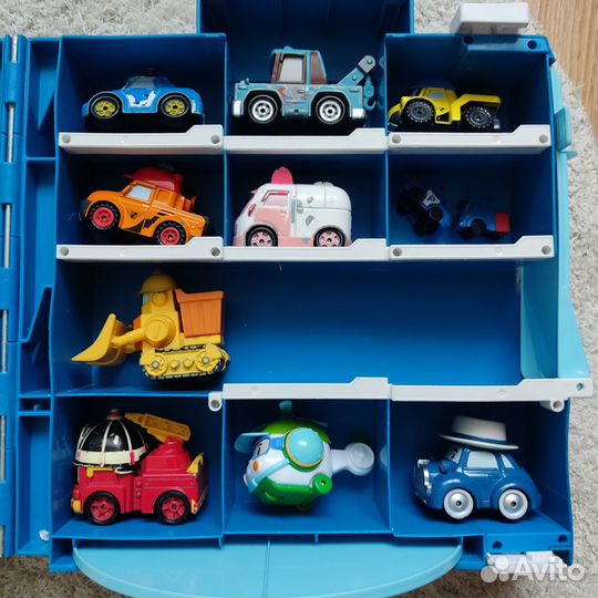 Машинки Робокар Поли и парковка