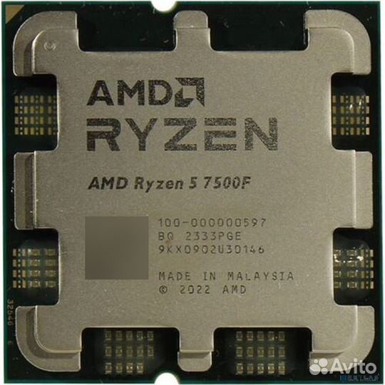 CPU AMD Ryzen 5 7500F OEM (100-000000597) Base 3,7