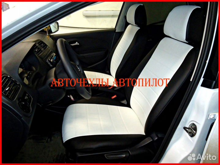 Чехлы Автопилот Volkswagen Polo 1 Hb из экокожи