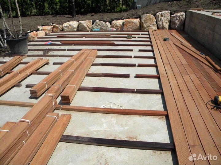 Терраса, веранда на металлокаркасе