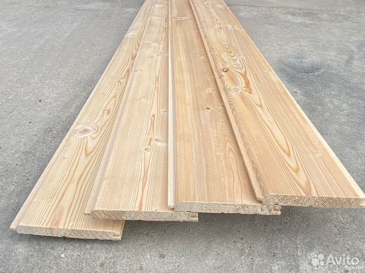 Вагонка Штиль Сибирская лиственница 15x100x4000