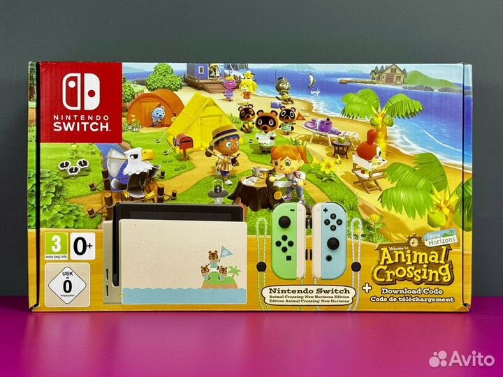 Nintendo Switch Animal Crossing Edition прошитая