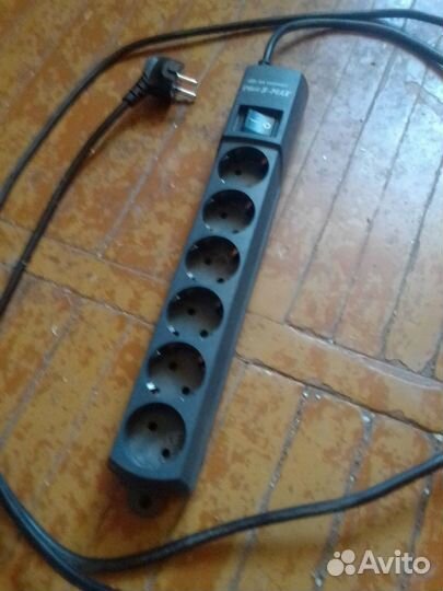 Сетевой фильтр Pilot S-Max, 3м, серый 3,5 кВт