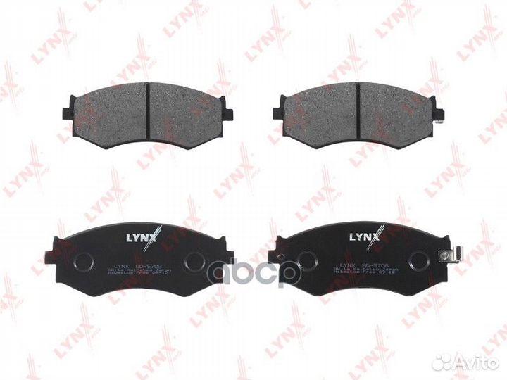 Колодки тормозные дисковые перед nissan