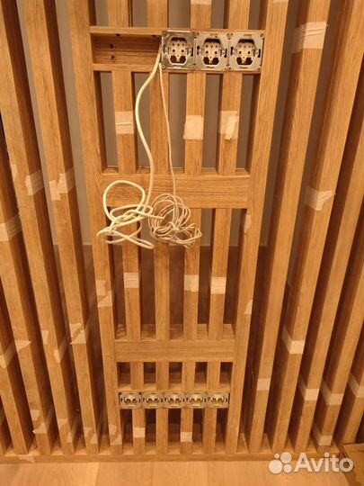 Рейки мдф woodwall для перегородки 40х80х2790