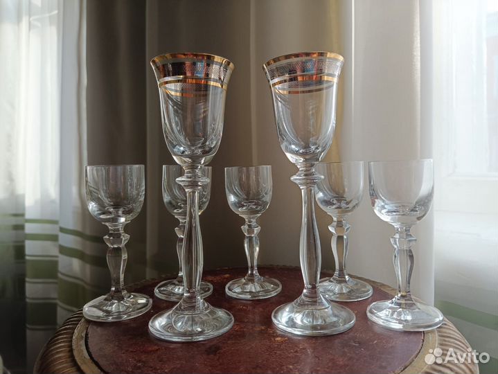 Бокалы для ликера/рюмки для водки Bohemia Cristal