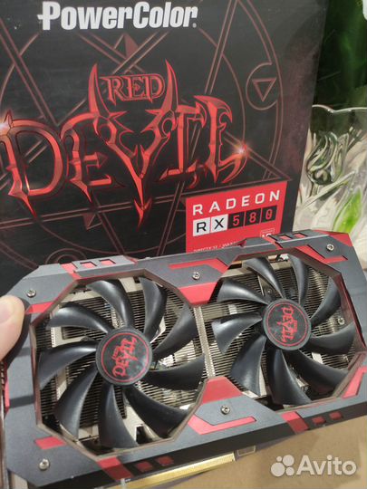 Видеокарта rx580 8gb