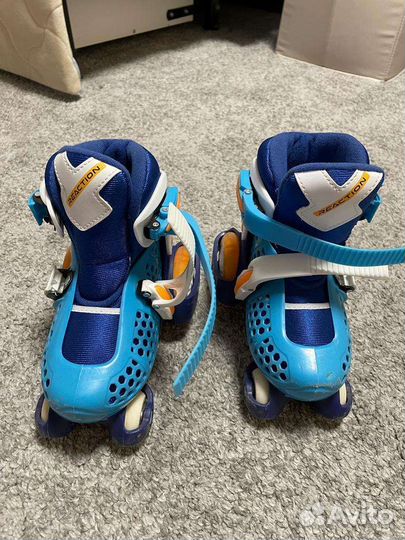 Роликовые коньки детские раздвижные