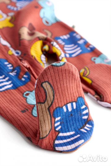 Слипы Next в рубчик, размеры 62,86