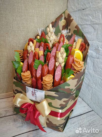 Мужские букеты съедобные