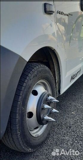 На Газель К-кт 12 шт Пики 9см + Колпачки на гайки