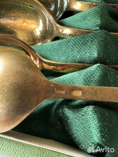 Серебряные чайные ложки лю5 875