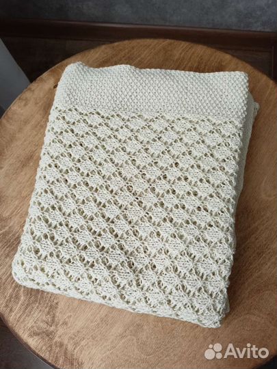 Плед детский вязаный ручная работа