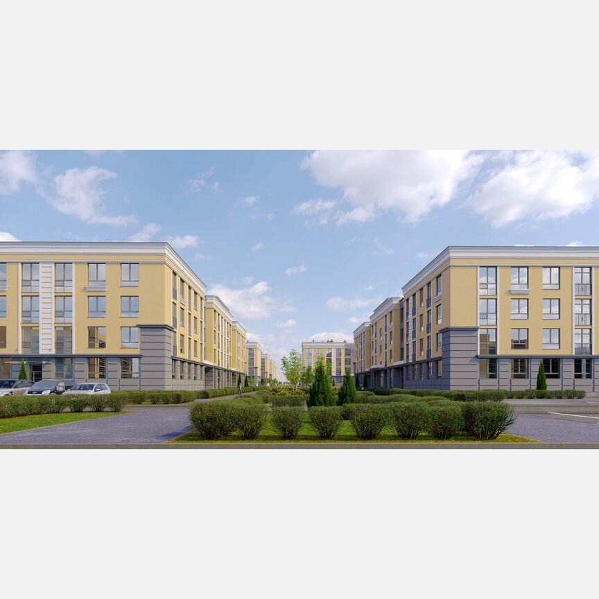 2-к. квартира, 52,5 м², 4/4 эт.