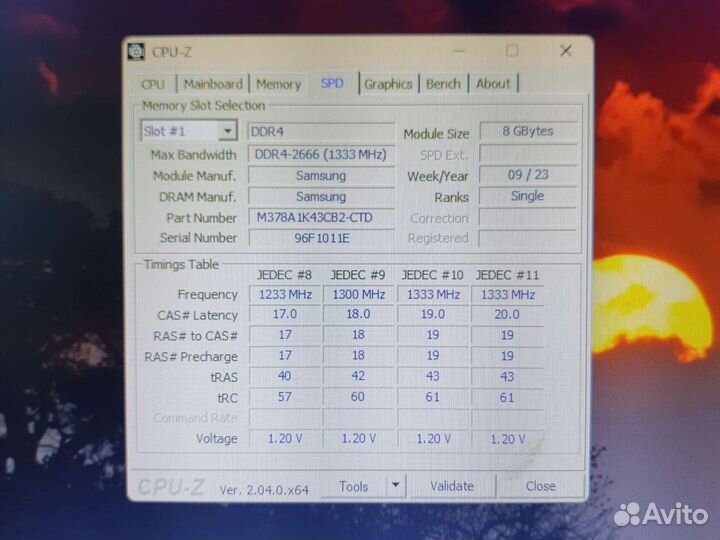 Оперативная память DDR4 16/8Gb 2666мгц