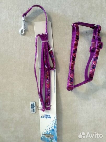 Шлейка с поводком