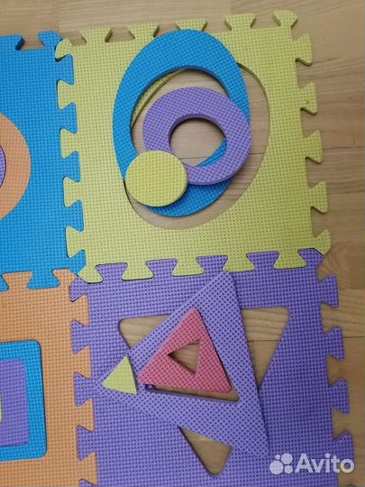 Мягкие пазлы, коврик из мягких пазлов