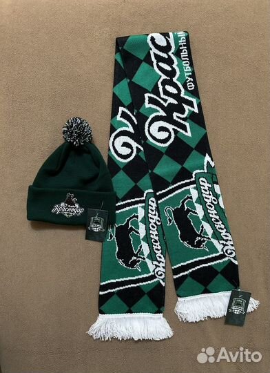 Шарф+шапка фк Краснодар