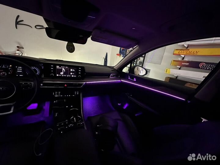 Контурная подсветка салона авто Ambient light
