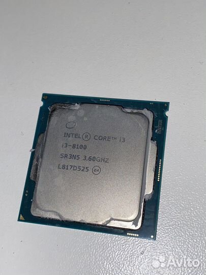 Процессор intel core i3-8100