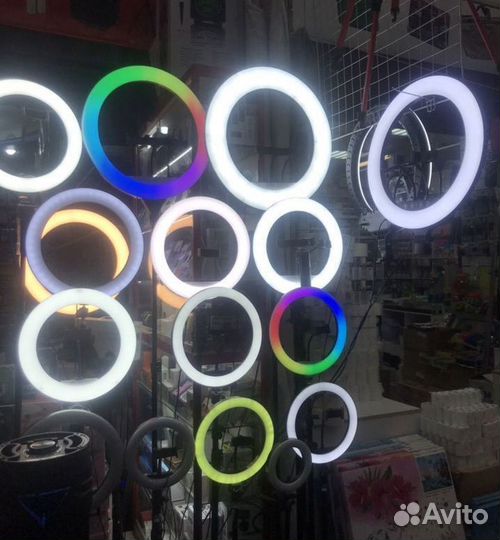 Кольцевая лампа со штативом 26/33/36/45