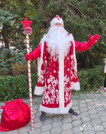 Костюмы Деда Мороза и снегурочки, прокат