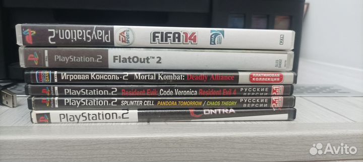 Sony PS2 + диски с играми