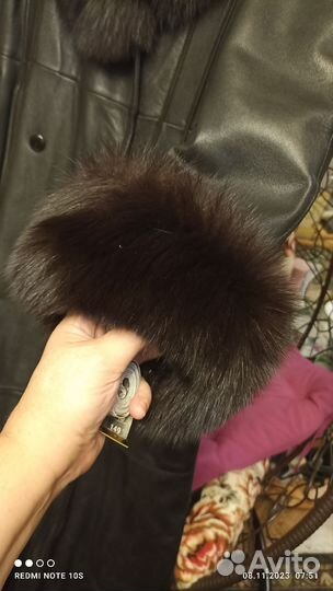 Пальто кожаное 2 шт 50-52