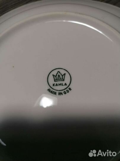 Фарфоровые тарелки kahla rose гдр