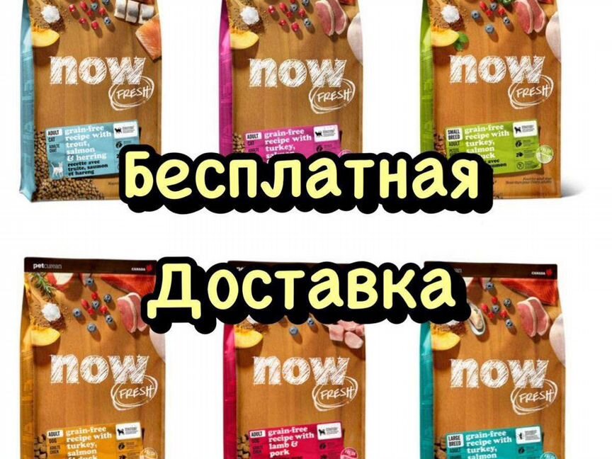 NOW Fresh Нау Фреш корм для собак и кошек Доставка