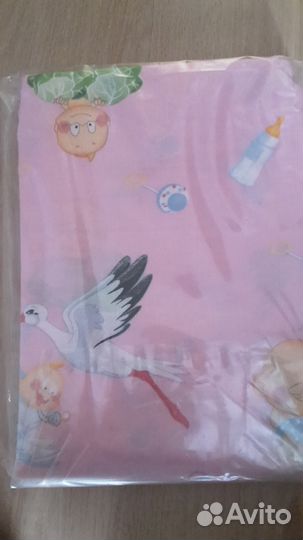 Комплект детского постельного белья (новый)