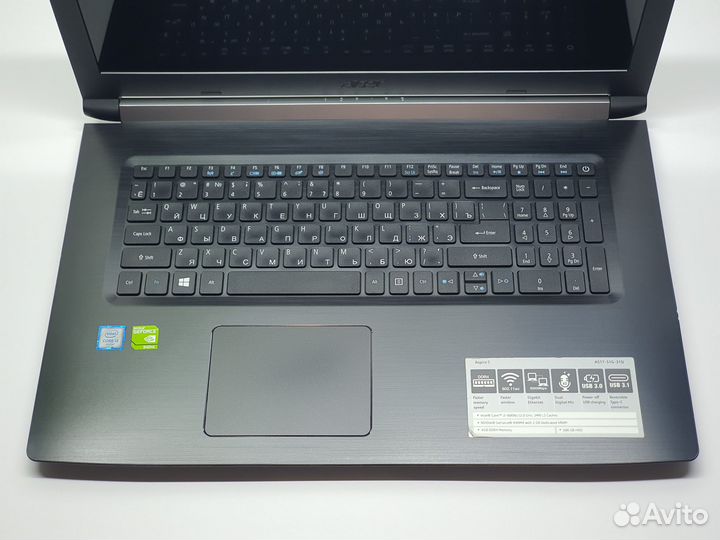 Acer - 17'' / i3 / 8Gb / 256Gb / GeForce 940MX 2Gb