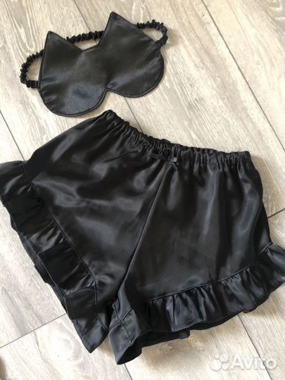 Пижамные шортики для дома XS-S, маска в подарок