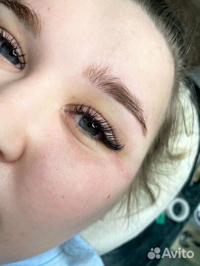 Наращивание ресниц на дому