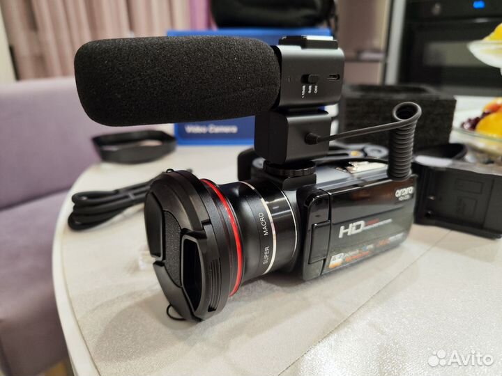 Видеокамера Ordro HDV-Z20 с микрофоном,держателем