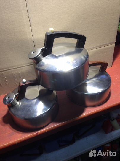 Чайник нерж. свисток.2л