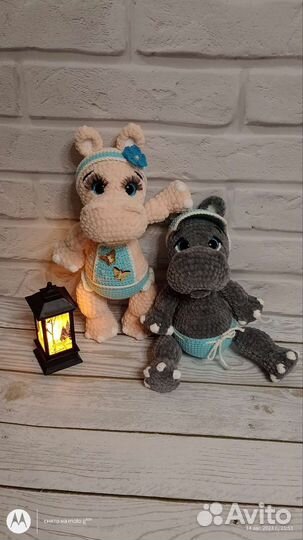 Игрушка бегемот