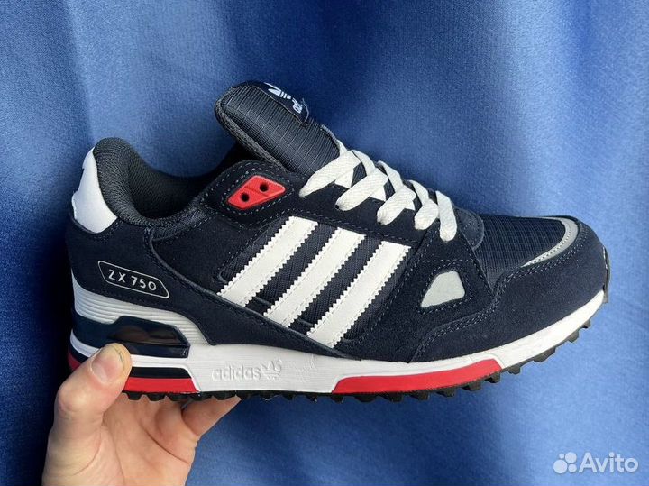 Кроссовки мужские Adidas ZX750 синие